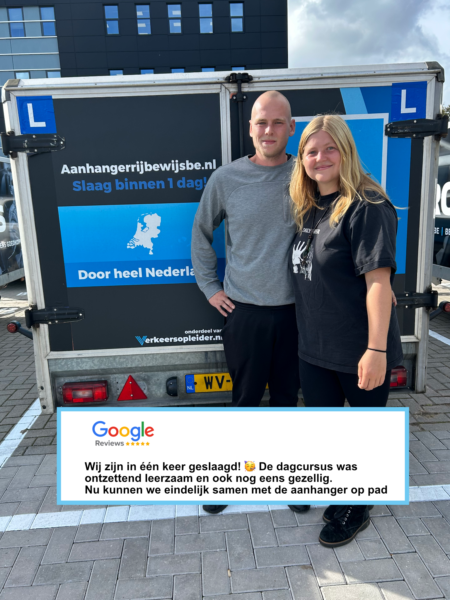 Aanhanger rijlessen gevolgd in Tilburg