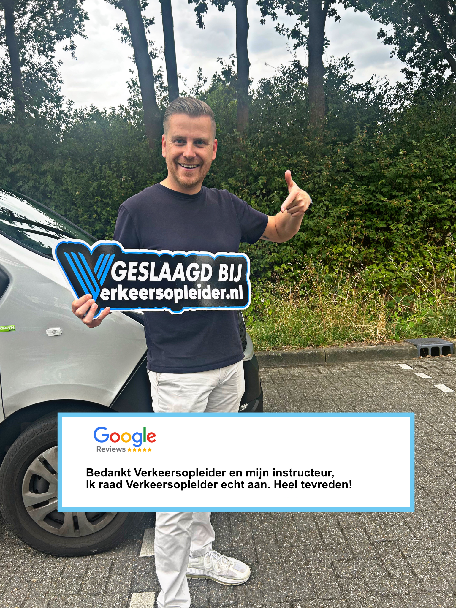 E achter B rijbewijs gehaald